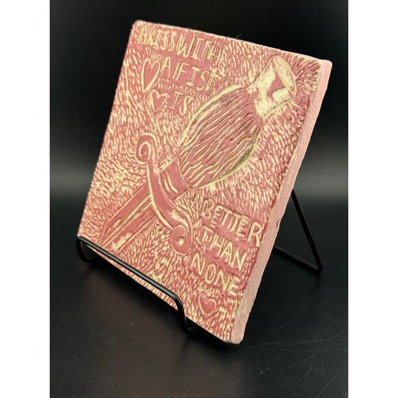 Kitschy Ceramic Trivet/Art - Picture 3 of 7